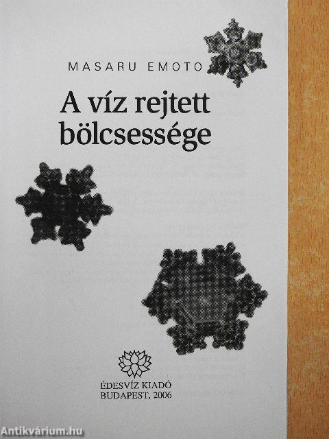 A víz rejtett bölcsessége