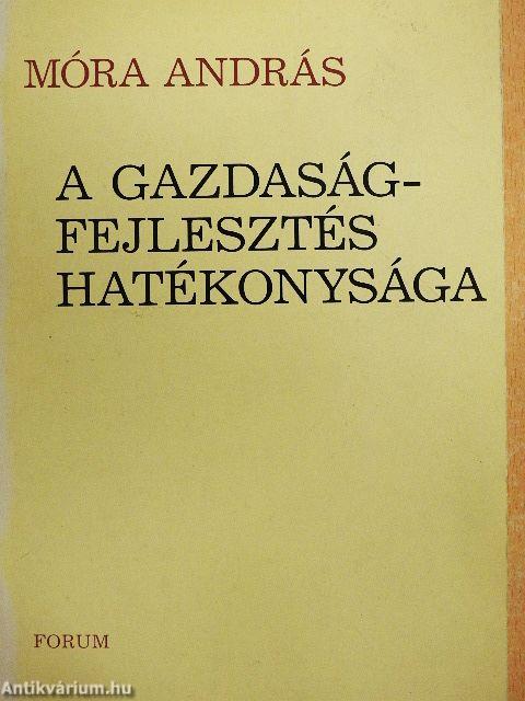 A gazdaságfejlesztés hatékonysága