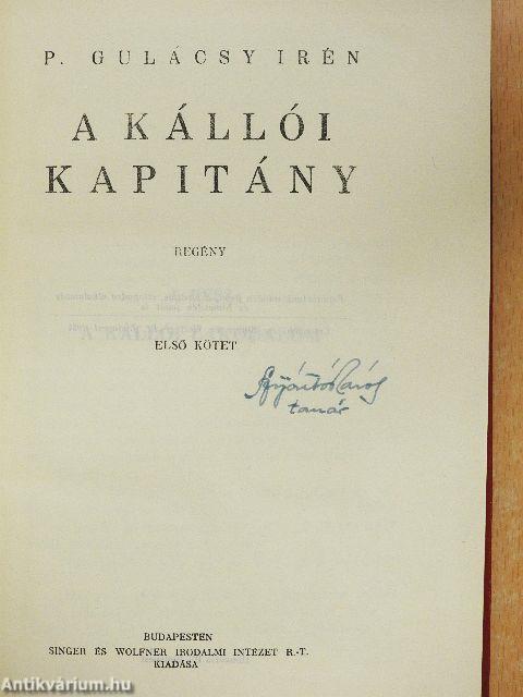 A kállói kapitány I-II.
