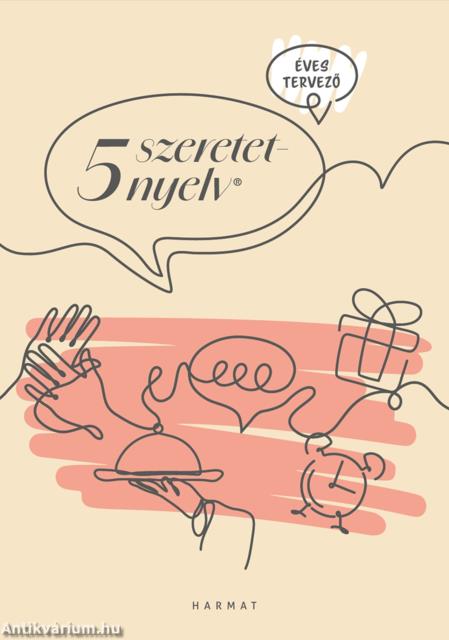 5 szeretetnyelv - éves tervező (bézs)