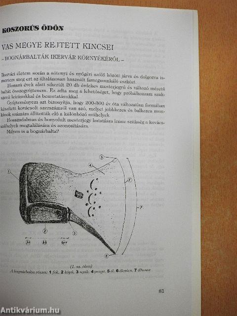 Vasi Honismereti és Helytörténeti Közlemények 1999/2.