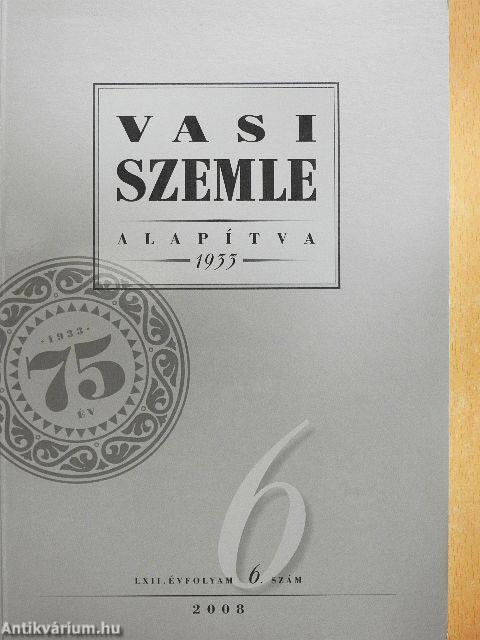 Vasi Szemle 2008/6.