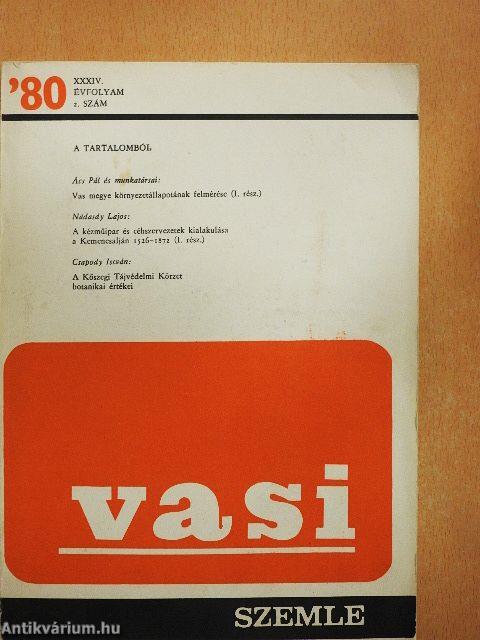 Vasi Szemle 1980/2.