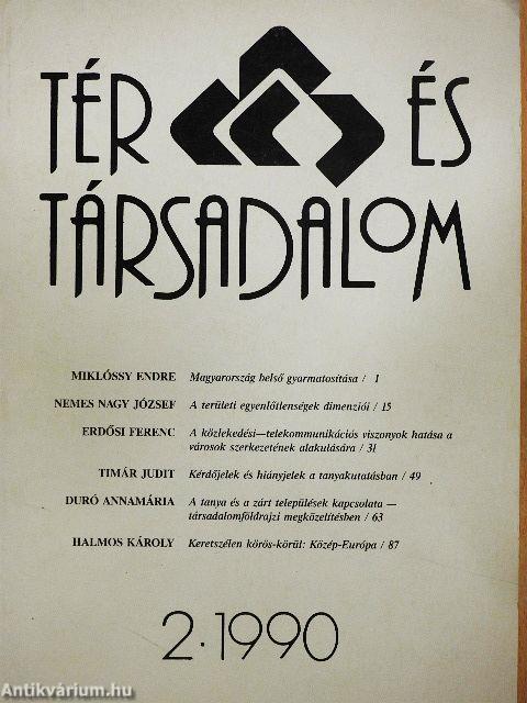 Tér és Társadalom 1990/2.