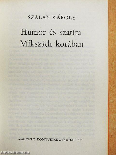 Humor és szatíra Mikszáth korában