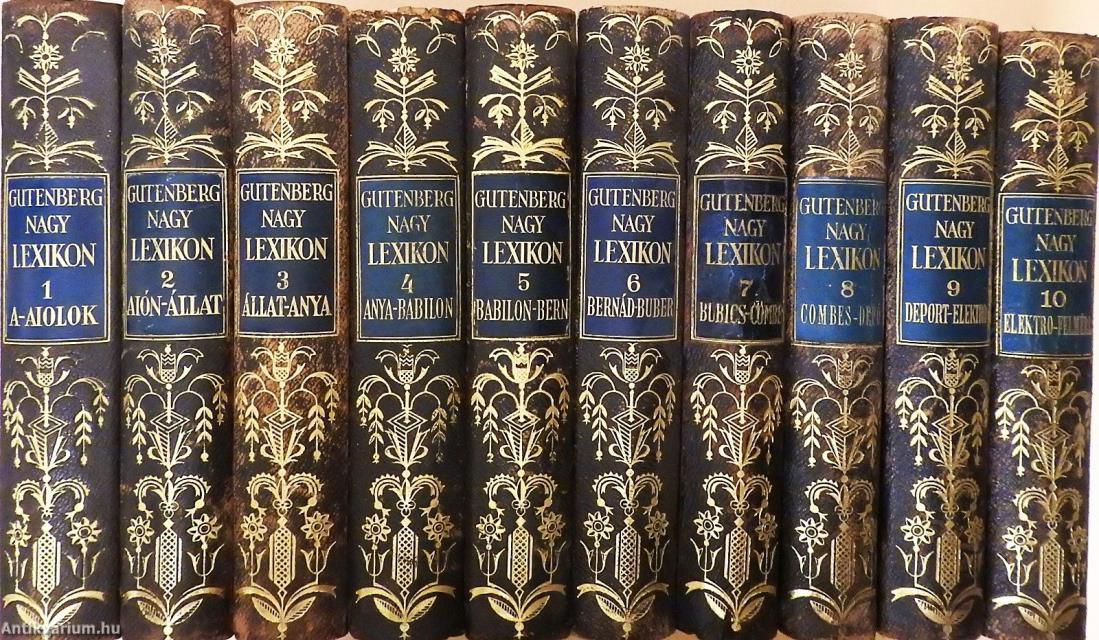 Gutenberg Nagy Lexikon 1-10.