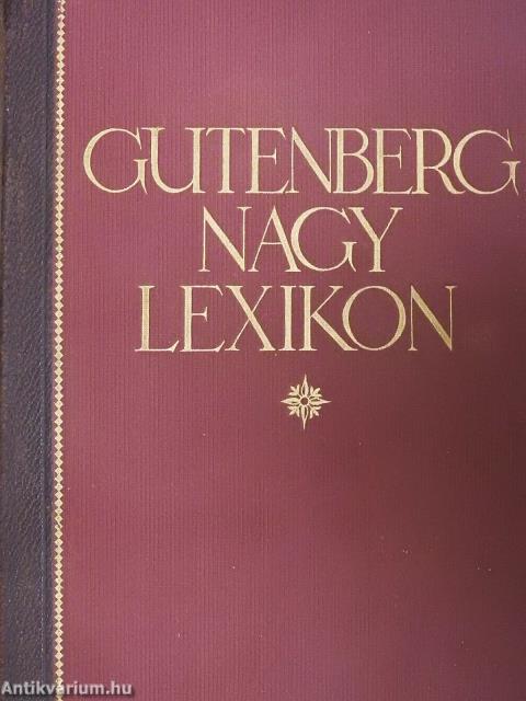 Gutenberg Nagy Lexikon 1-10.