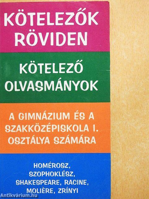 Kötelező olvasmányok