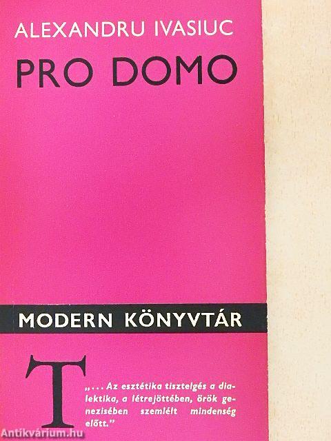 Pro domo