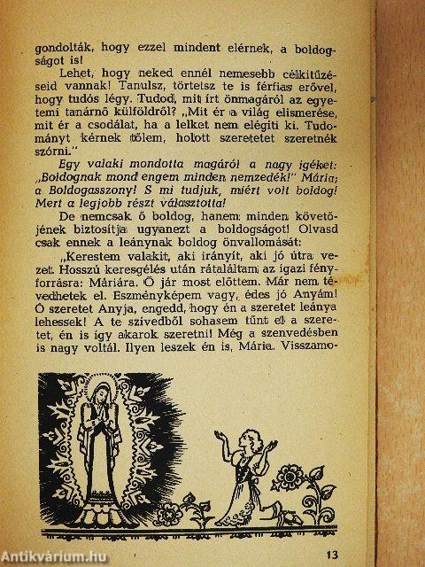 Boldogasszony édes...