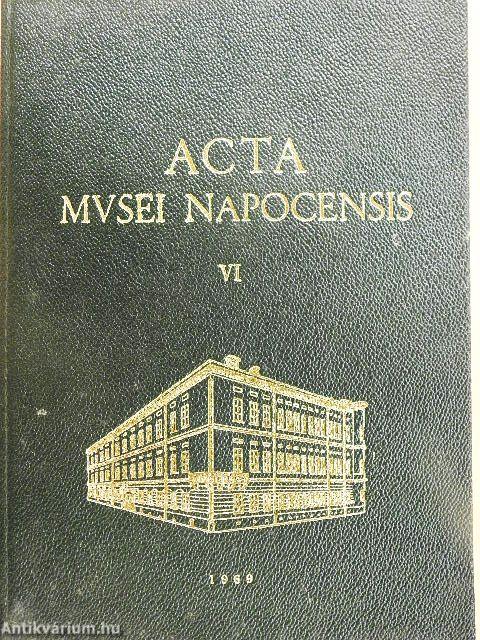 Acta Musei Napocensis VI