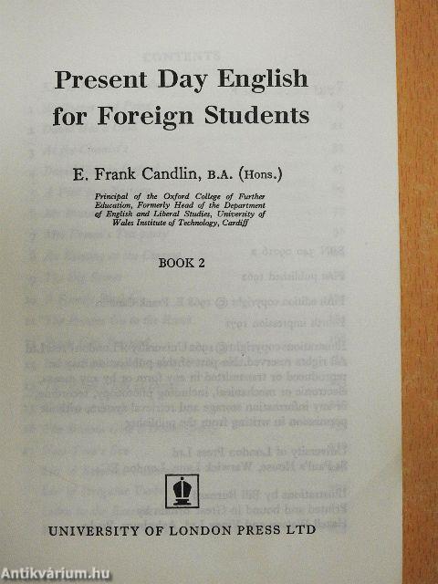 Present Day English for Foreign Students Book 2.