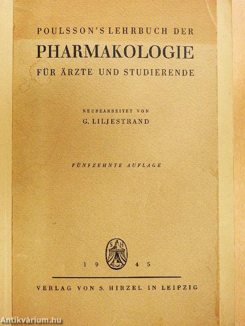 Poulsson's Lehrbuch der Pharmakologie für Ärzte und Studierende