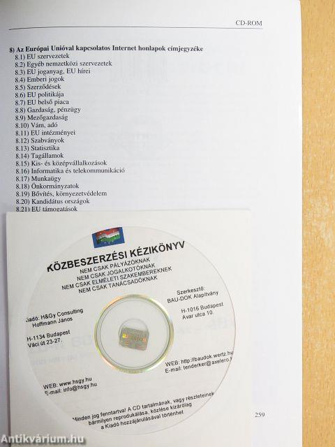 Közbeszerzési kézikönyv nem csak pályázóknak - CD-vel