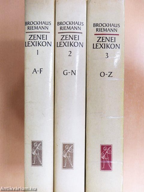 Zenei Lexikon 1-3.
