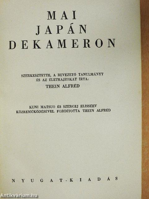 Mai japán dekameron