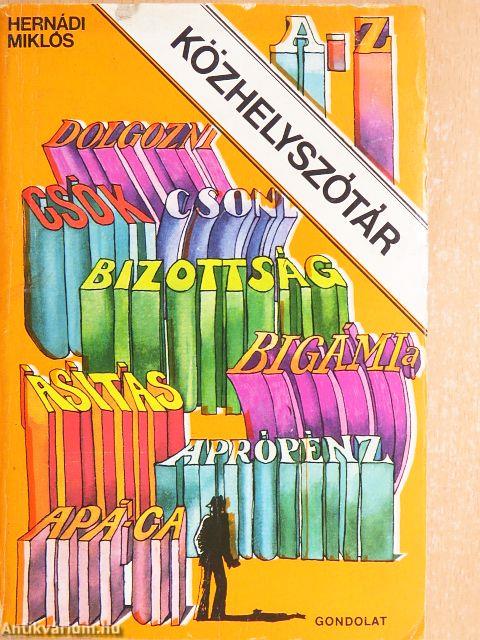 Közhelyszótár