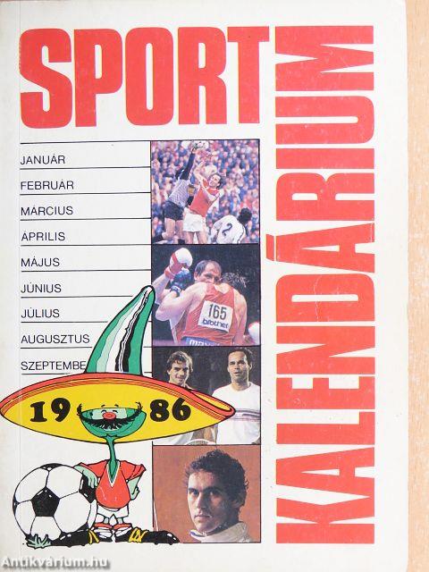 Sportkalendárium 1986