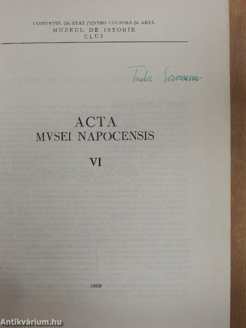 Acta Musei Napocensis VI