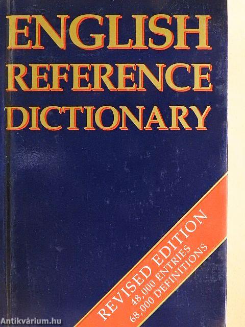 English Reference Dictionary