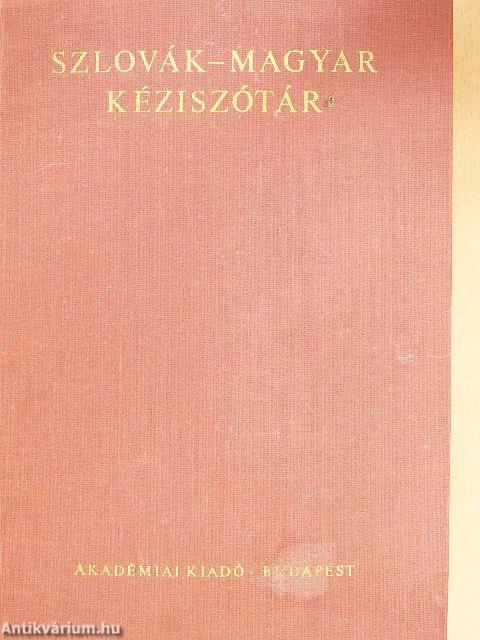 Szlovák-magyar kéziszótár