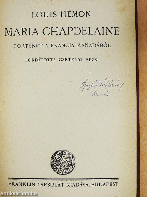 Maria Chapdelaine