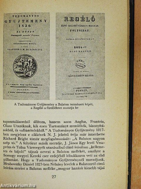 A reformkor Balatonja