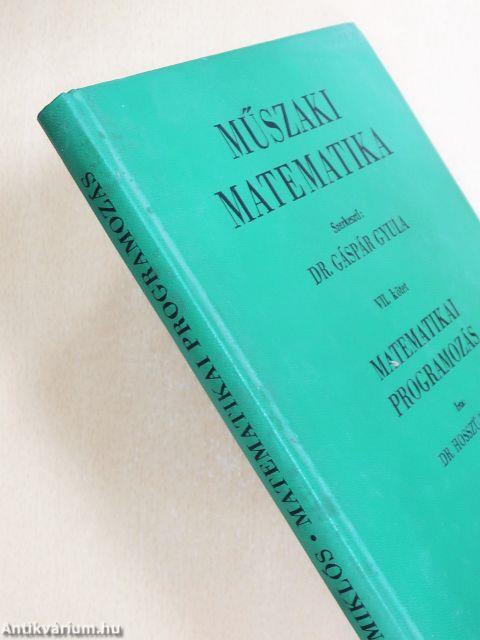 Műszaki matematika VII.