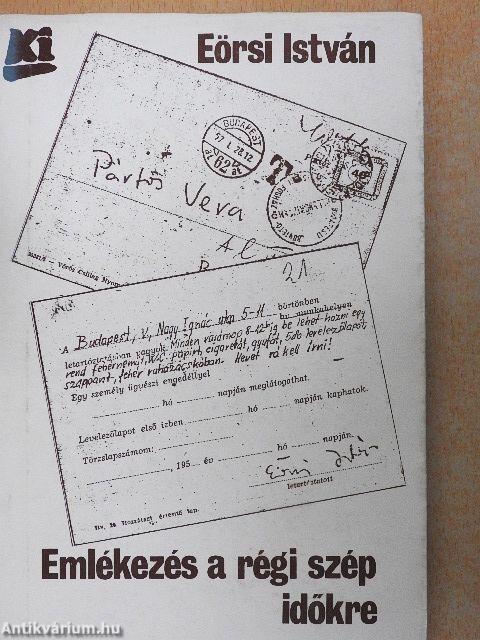 Emlékezés a régi szép időkre