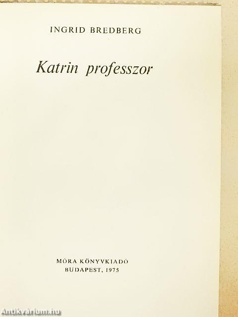 Katrin professzor