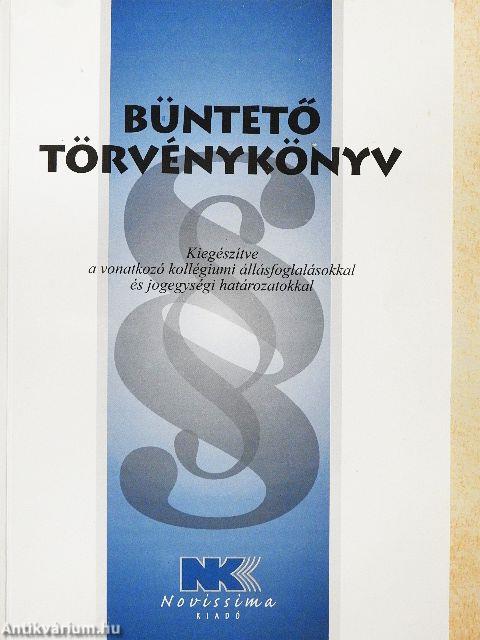 Büntető Törvénykönyv