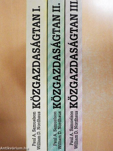 Közgazdaságtan I-III.
