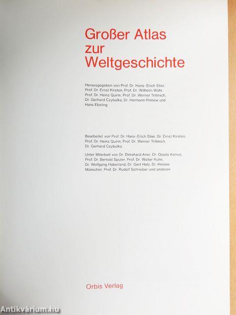 Der große Atlas Weltgeschichte