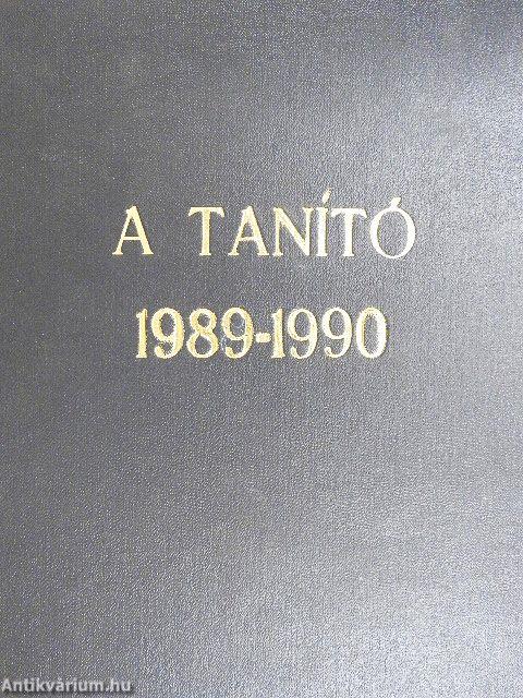A Tanító 1989-1990. (nem teljes évfolyam)
