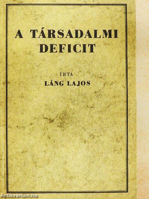 A társadalmi deficit