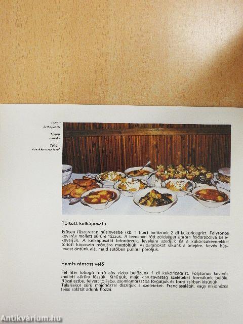 Speciális magyar ételek kukoricalisztből, -grízből