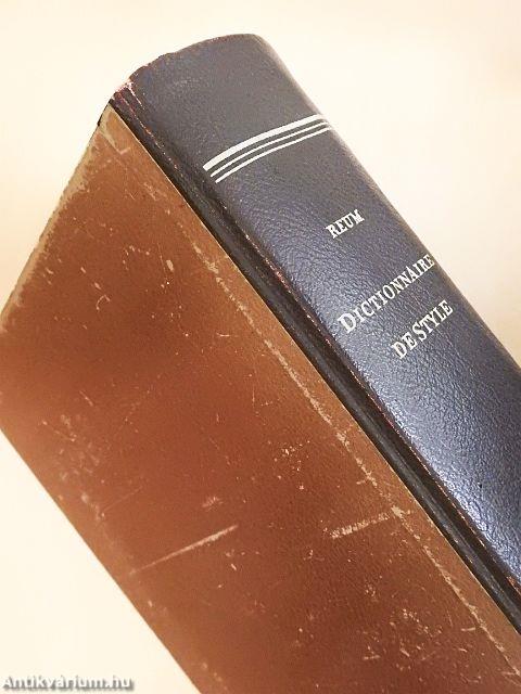 Petit Dictionnaire de Style