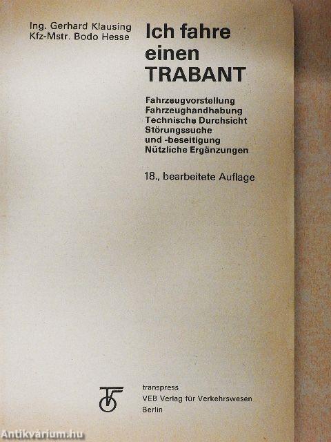 Ich fahre einen Trabant - Typ 601