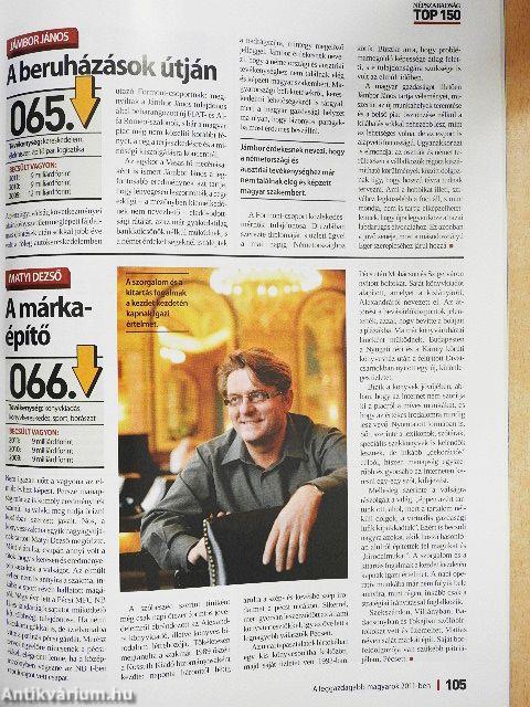 Top 150 gazdag magyar 2011