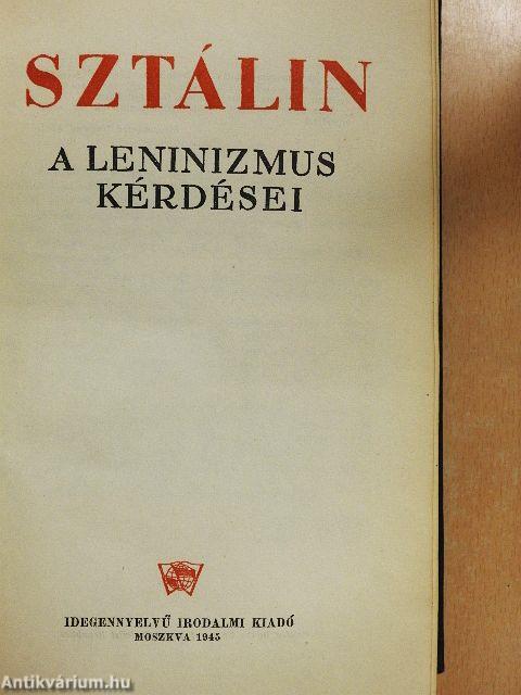 A leninizmus kérdései