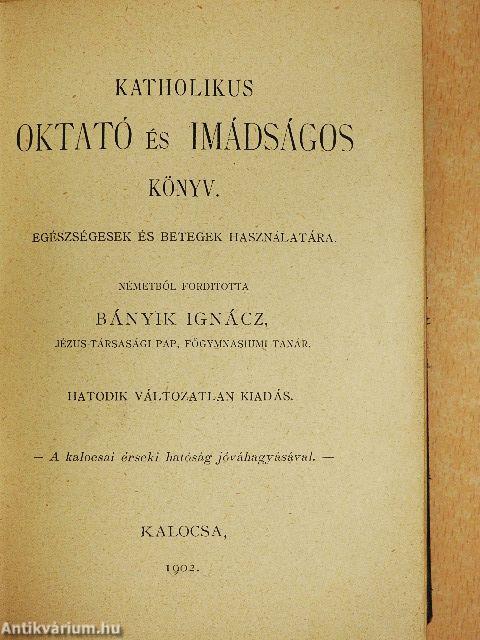 Katholikus oktató és imádságos könyv