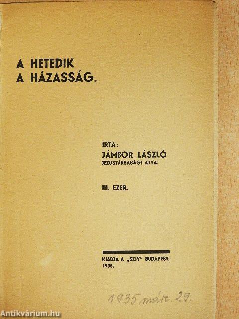 A hetedik házasság