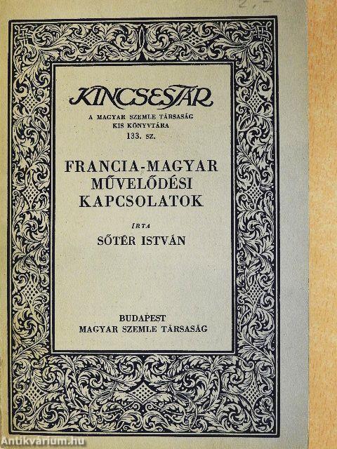 Francia-magyar művelődési kapcsolatok