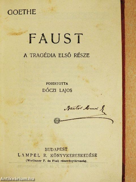 Faust I.