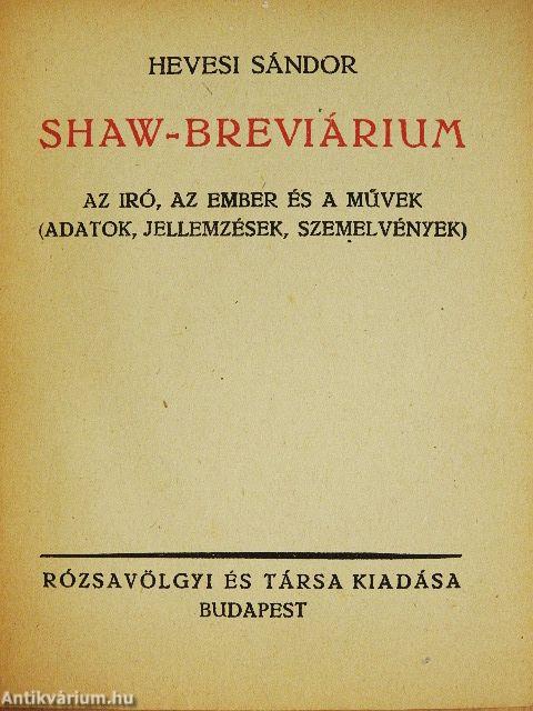 Shaw-breviárium