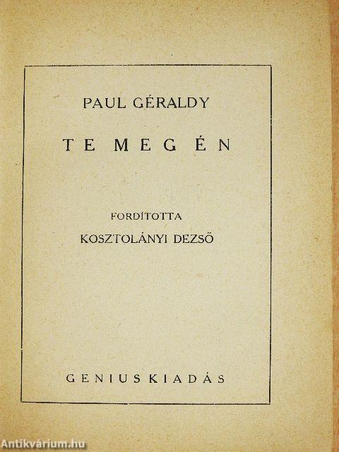 Te meg én/A szerelem metafizikája