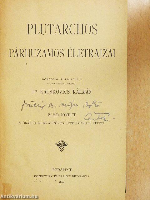 Plutarchos életrajzai I-II.