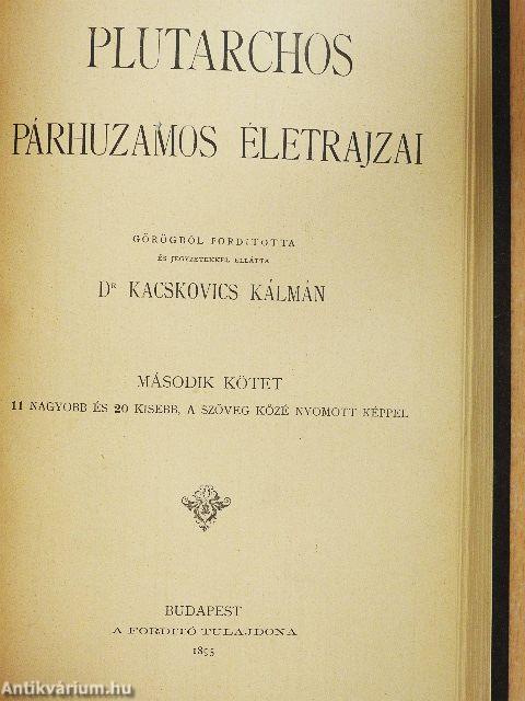 Plutarchos életrajzai I-II.