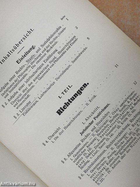 Lehrbuch der Rechts- und Sozialphilosophie