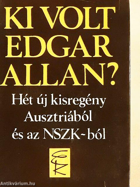Ki volt Edgar Allan?